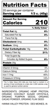 Load image into Gallery viewer, Plant-based chocolate protein powder nutrition facts