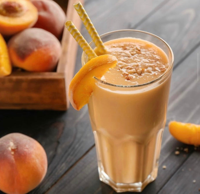 Peaches & Cream Protein Smoothie
