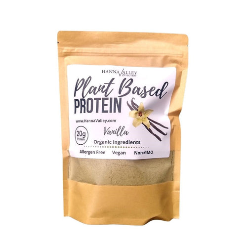 Plant-based vanilla protein