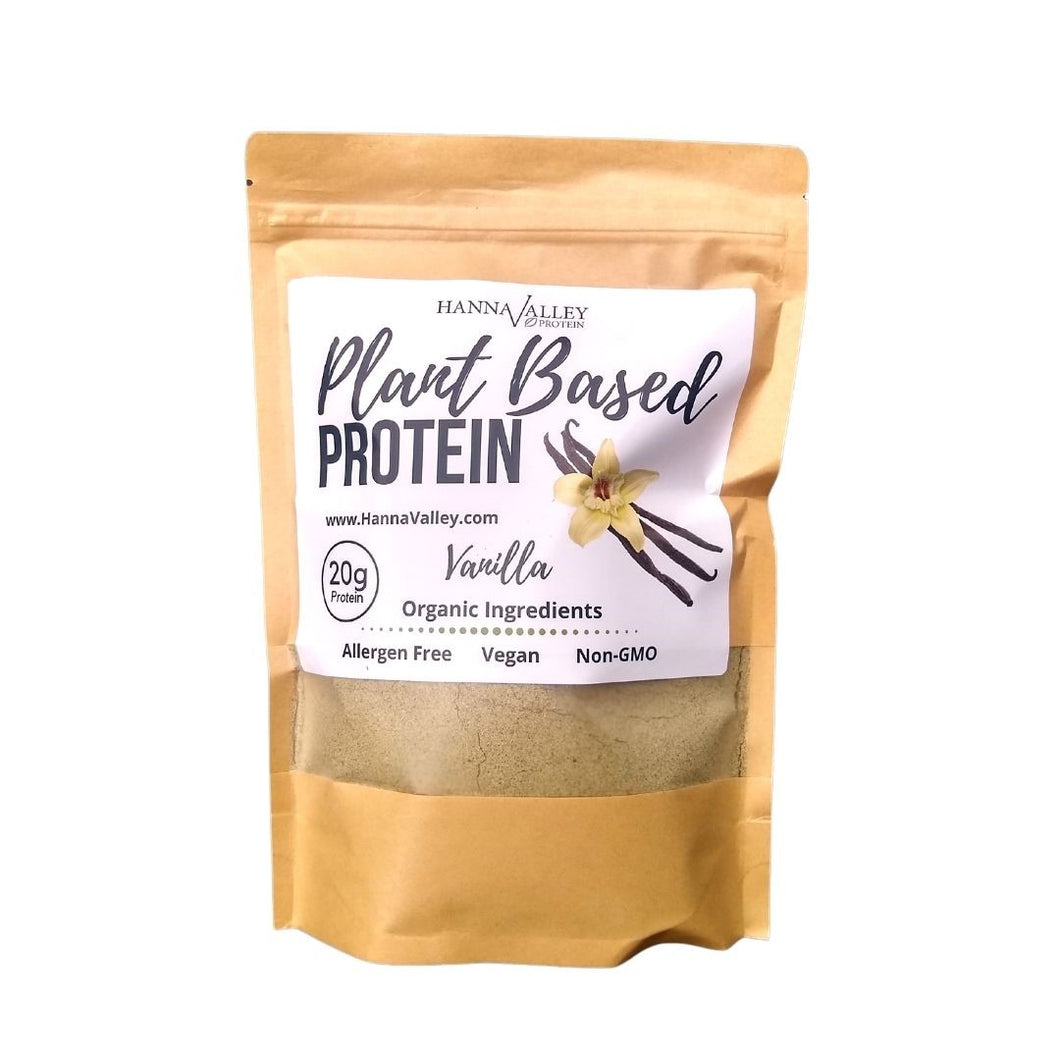 Plant-based vanilla protein