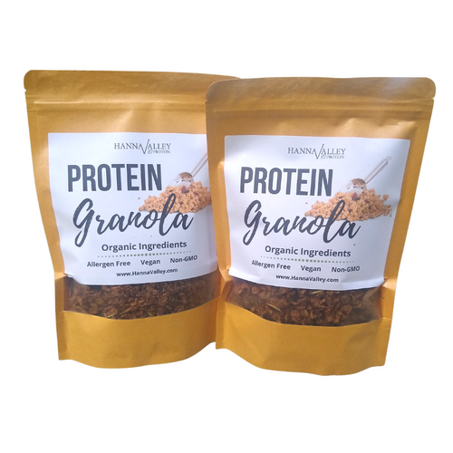 Organic protein granola