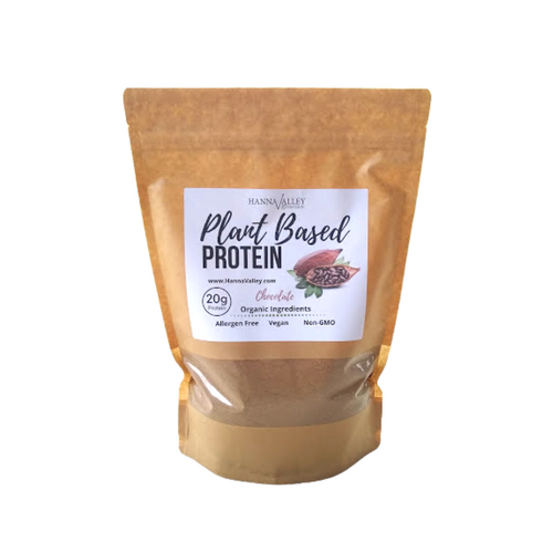 Plant-based chocolate protein powder