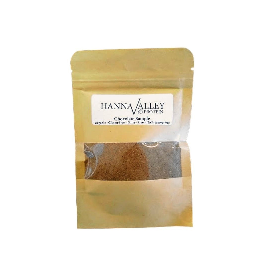 Plant-based chocolate protein powder