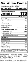 Load image into Gallery viewer, Plant-based vanilla protein powder nutrition facts
