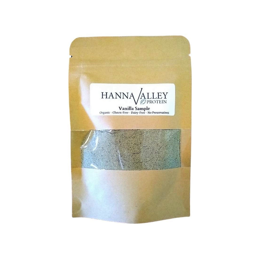Plant-based vanilla protein powder