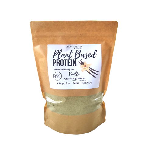 Plant-based vanilla protein